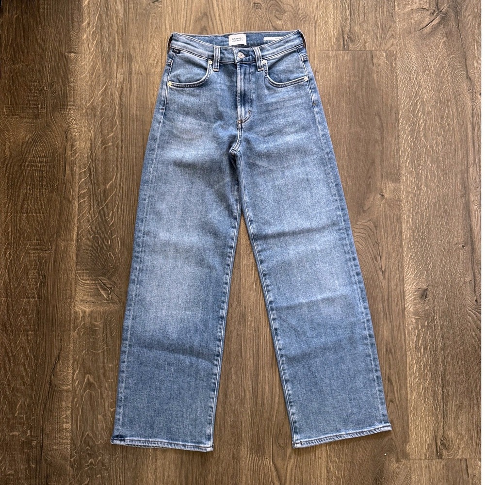 Citizens of Humanity Petite Annina Straight Leg Jeans 23P Stella Cashmere NWOT